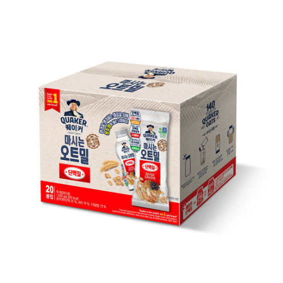 Quaker Shake Shake 燕麥飲 - 高蛋白質 (20 packs)