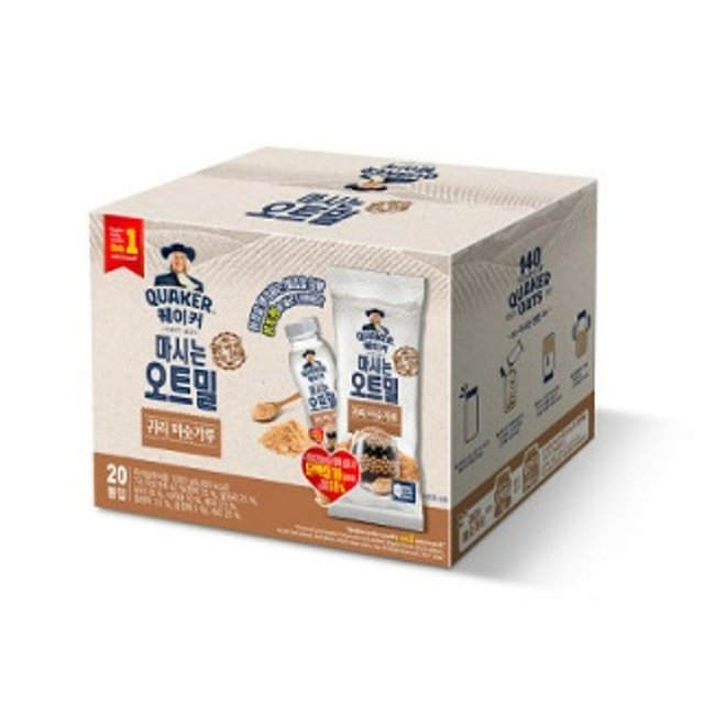 Quaker Oatmeal Shake Drink - Roasted Oats Flour (20 packs)