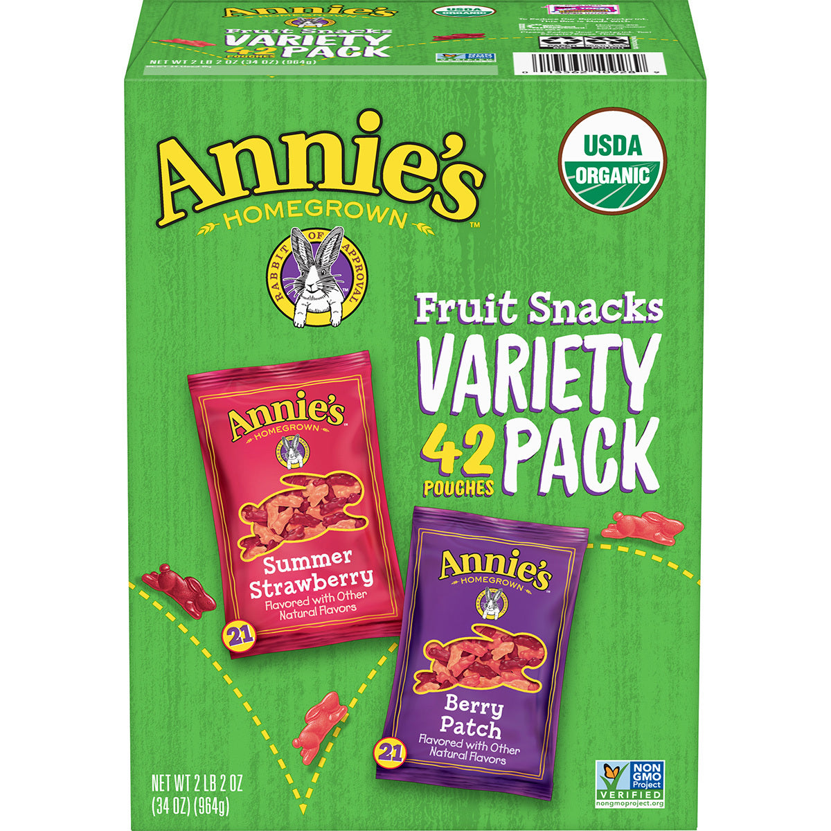 Annie's Homegrown Organic Bunny Snacks Variety Pack - Shop Cookies