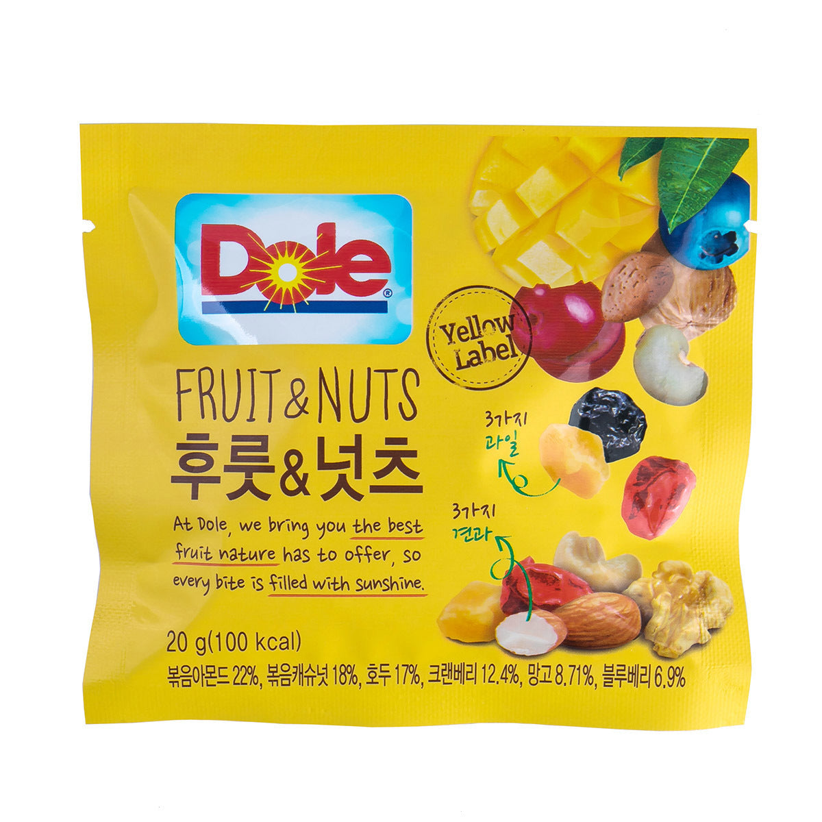 Dole Fruit & Nuts 20g x 50pack