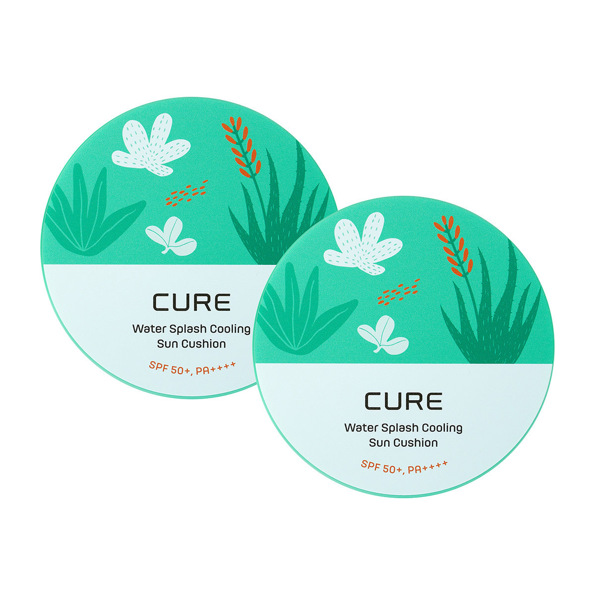 Cure Cooling Sun Cushion SPF50+ PA++++, 25g X2ct