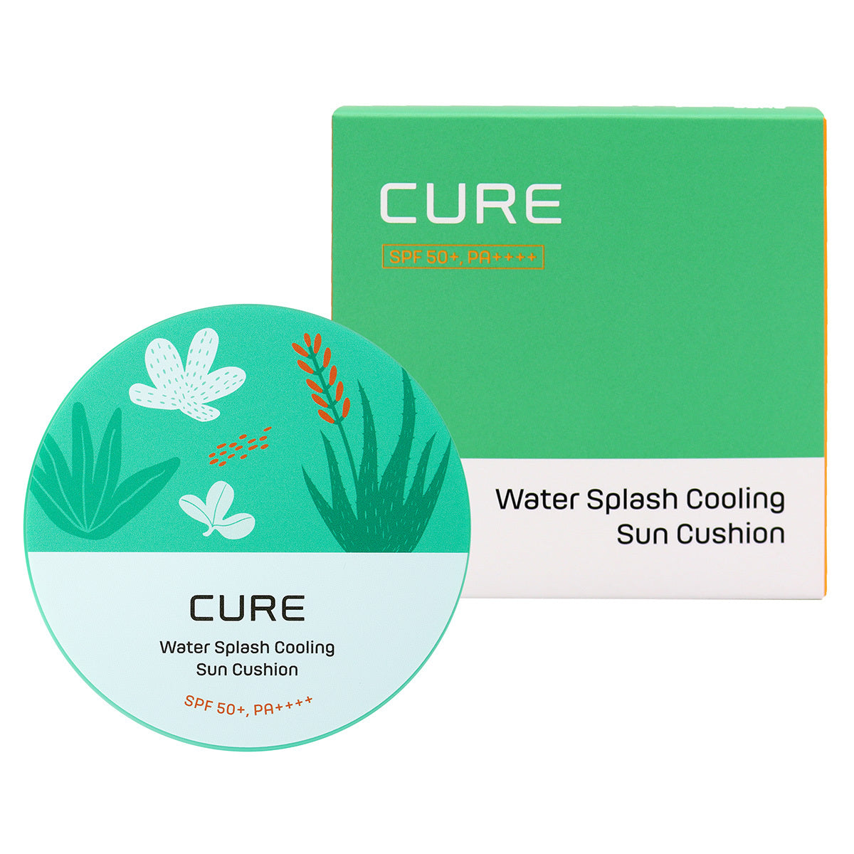 Cure Cooling Sun Cushion SPF50+ PA++++, 25g X2ct