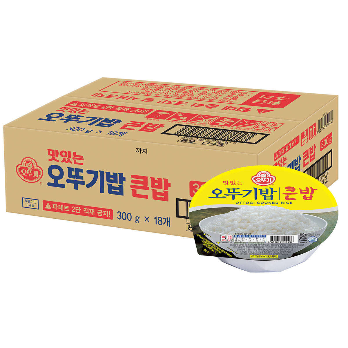 Ottogi Cooked Rice 300g x 18ea