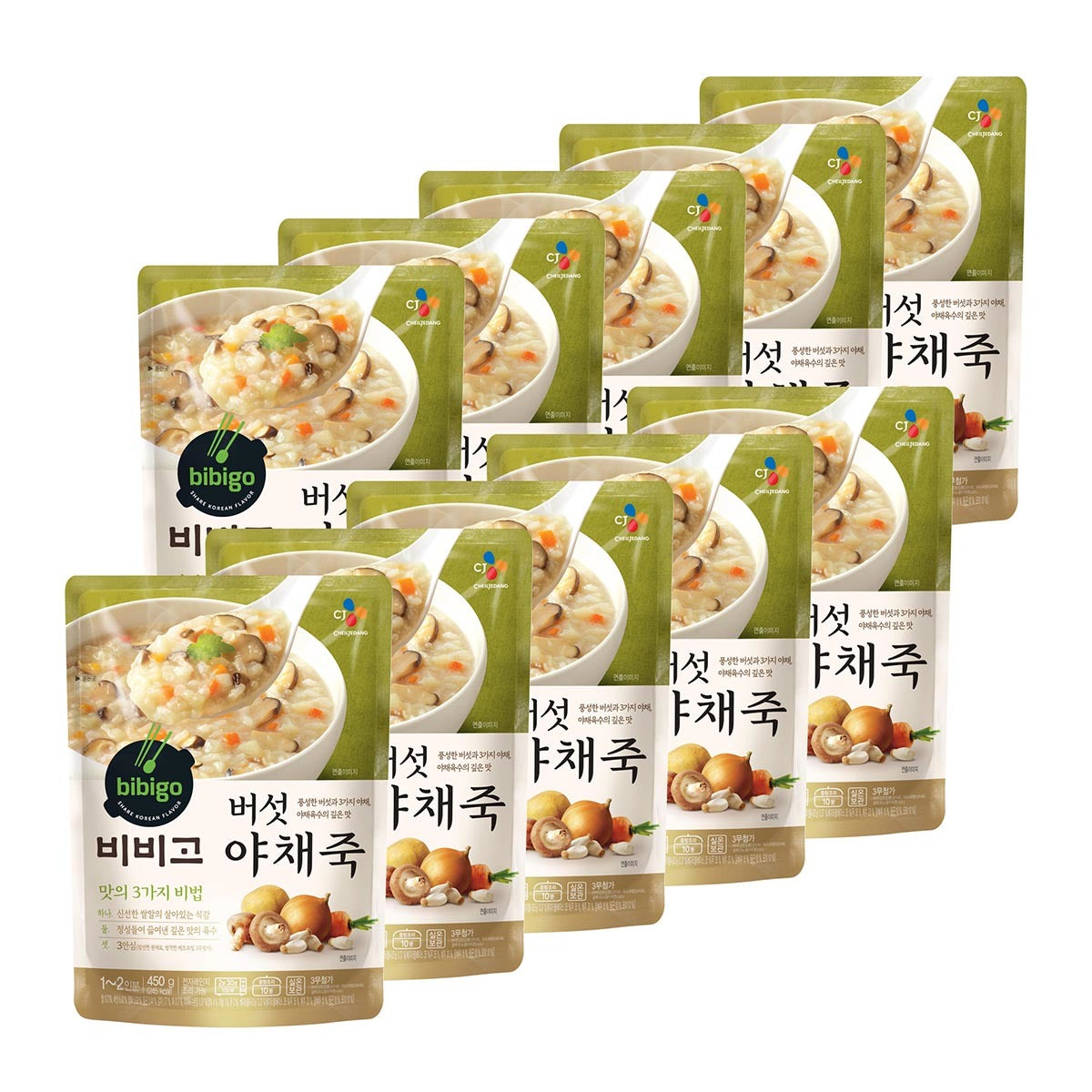 비비고 즉석죽 450g x 10개