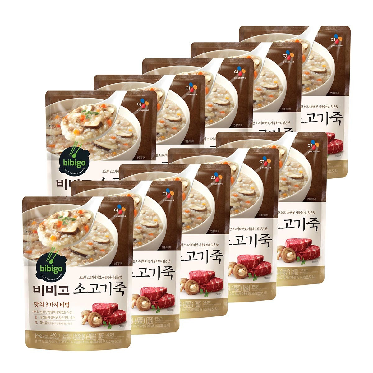 비비고 즉석죽 450g x 10개