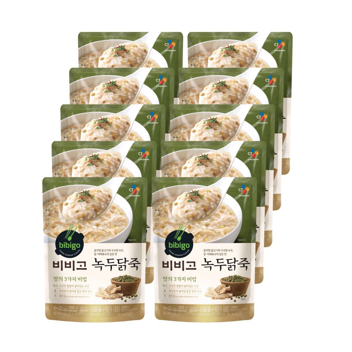 비비고 즉석죽 450g x 10개