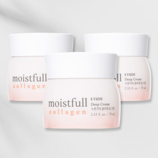 Etude Moistfull 水潤膠原深層保濕面霜 75ml*3pcs