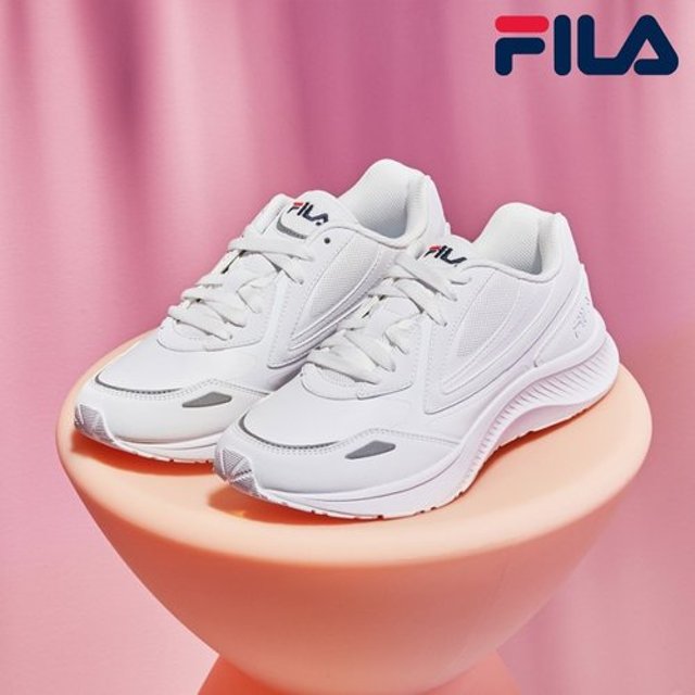 haakje Onaangenaam Cater FILA WABLEET OG Sneakers Triple White Running Shoes Sneakers 1RM01263- –  Get Your Korean Stuffs