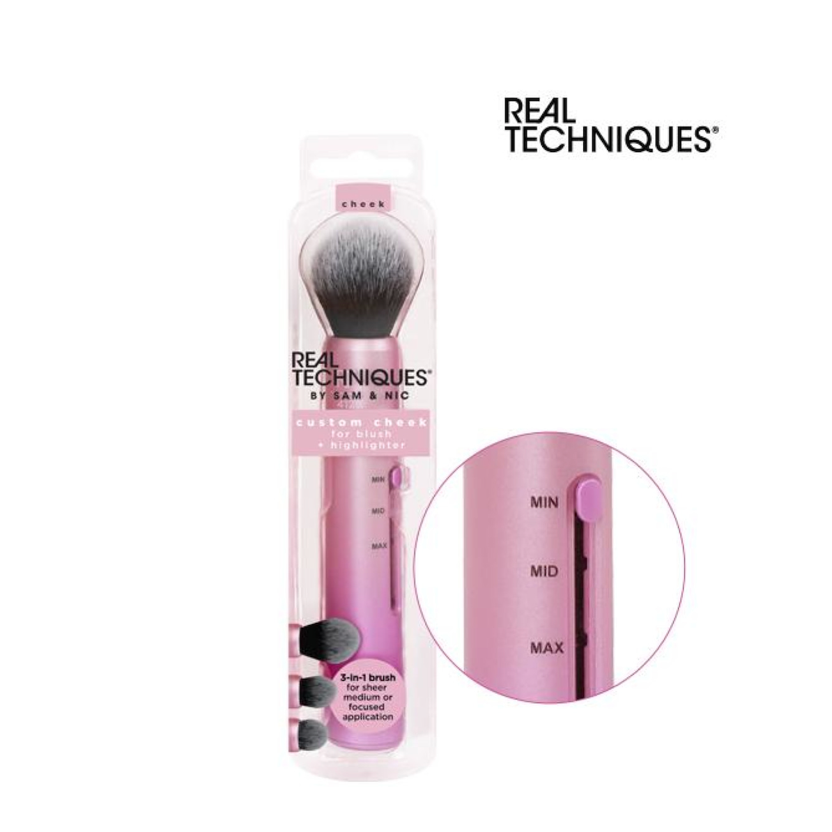 Real Techniques 3 in 1 Custom Cheek Brush